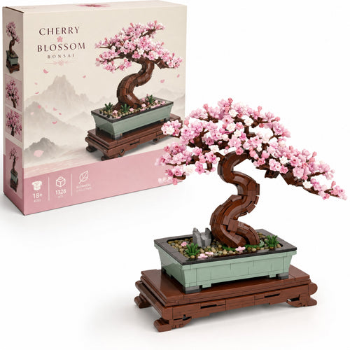 Cherry Blossom Bonsai brick set