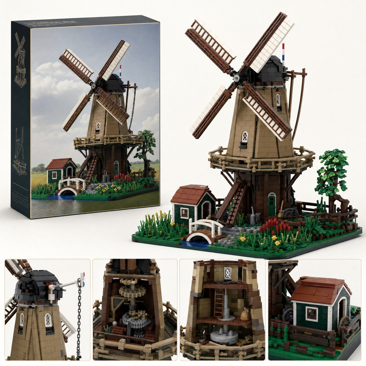 Dutch Windmill brick set