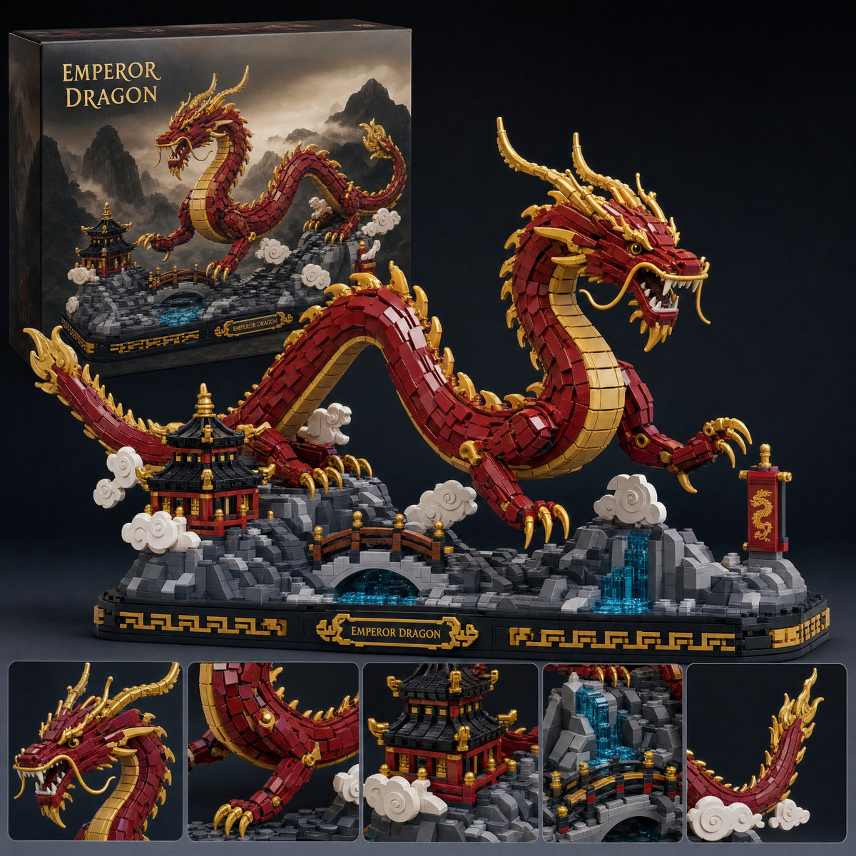 Emperor Dragon brick set