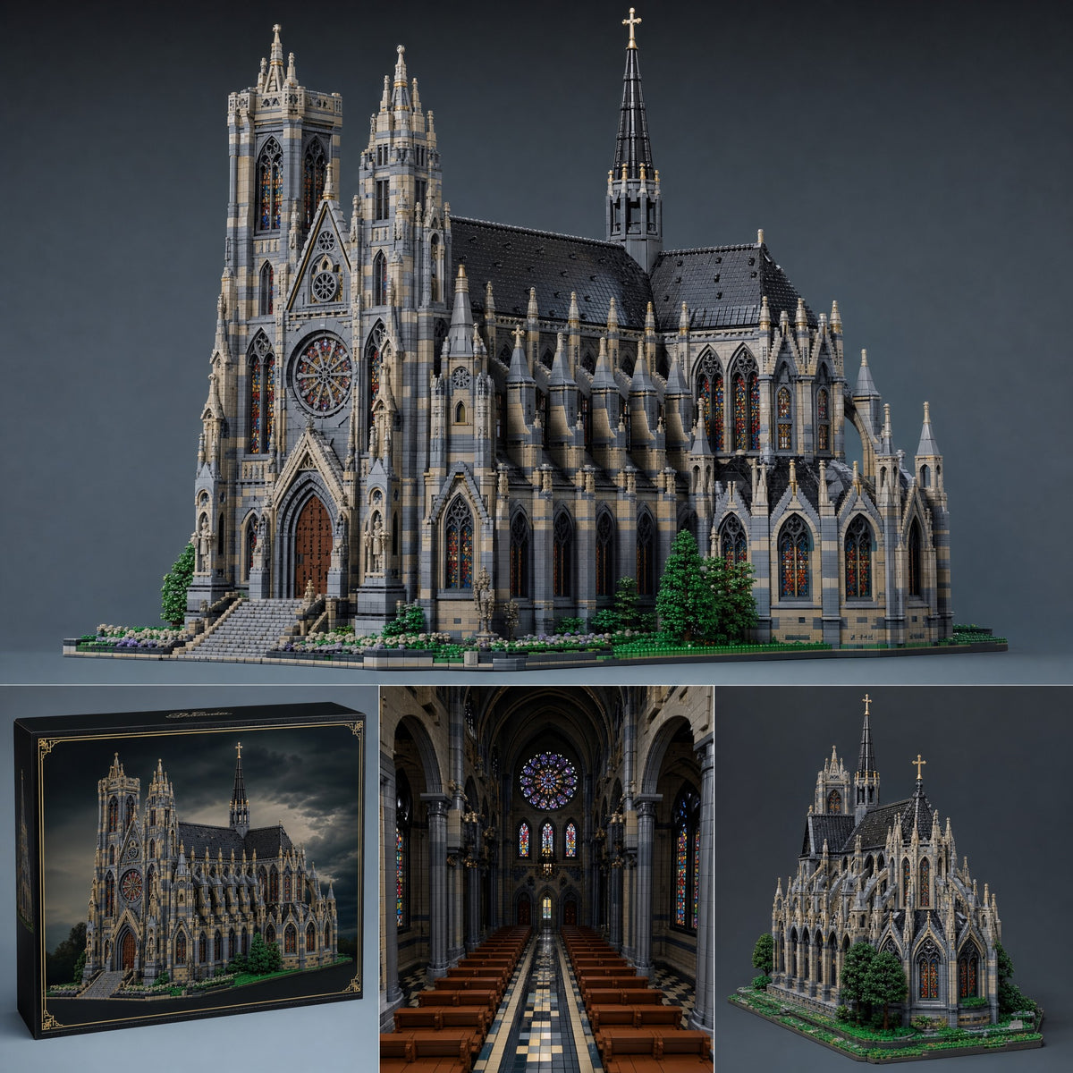 Gothic Cathedral brick set