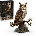Great Horned Owl brick set