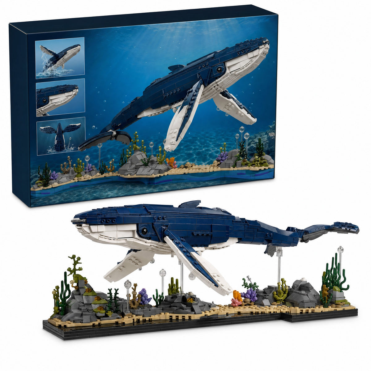 Humpback Whale brick set