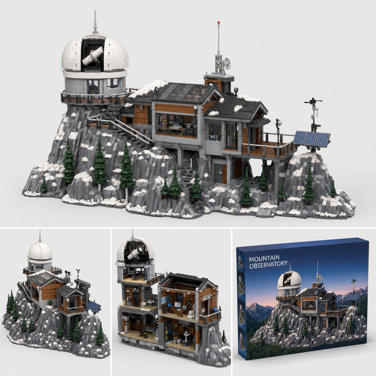 Mountain Observatory brick set