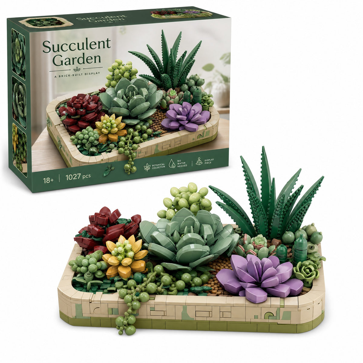 Succulent Garden brick set