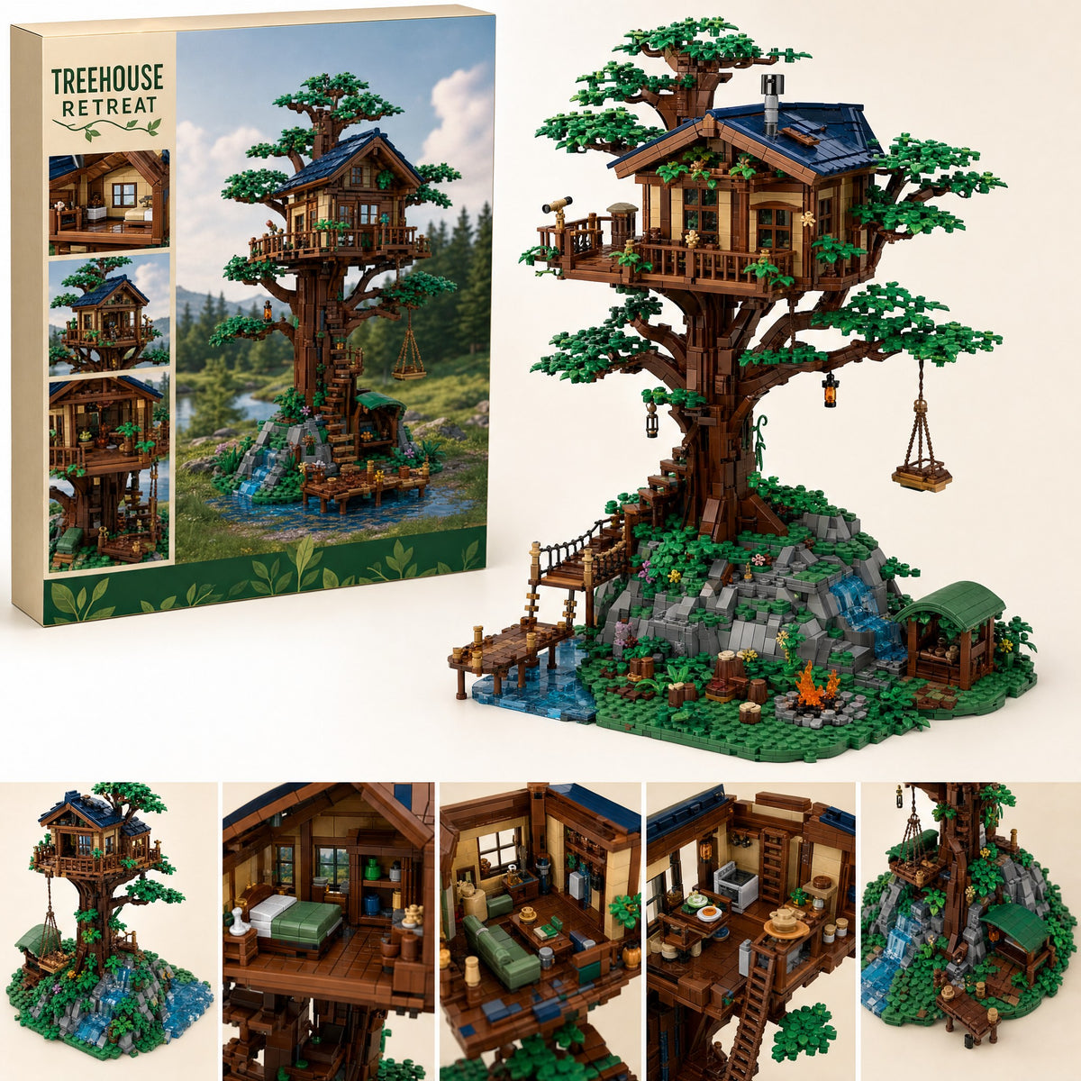 Treehouse Retreat brick set