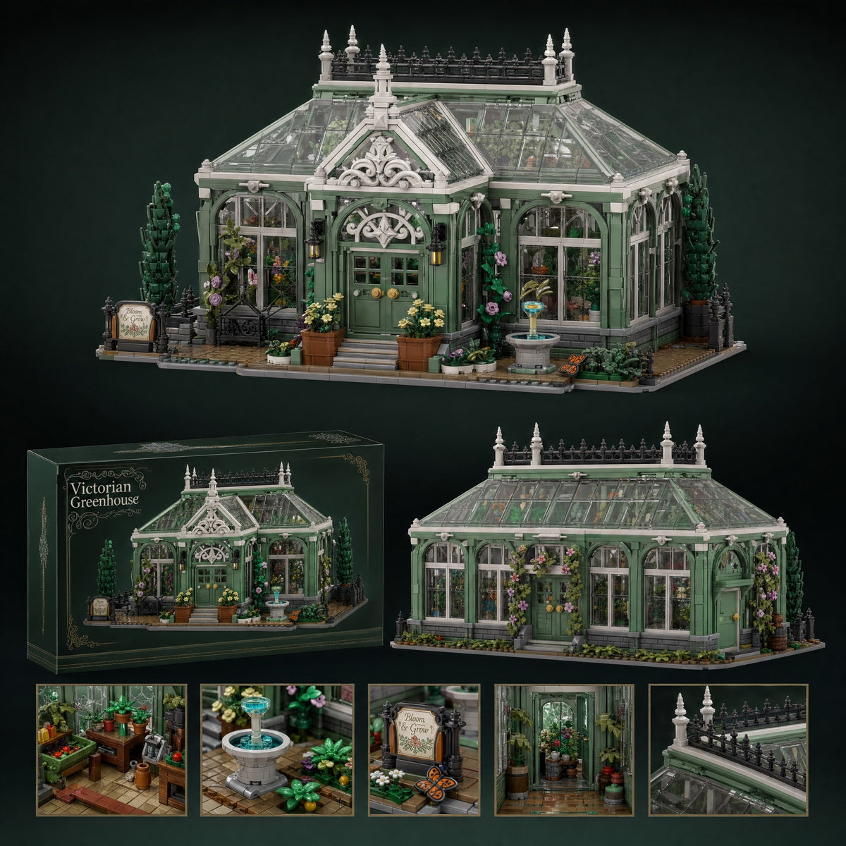 Victorian Greenhouse brick set