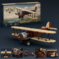 Vintage Biplane brick set